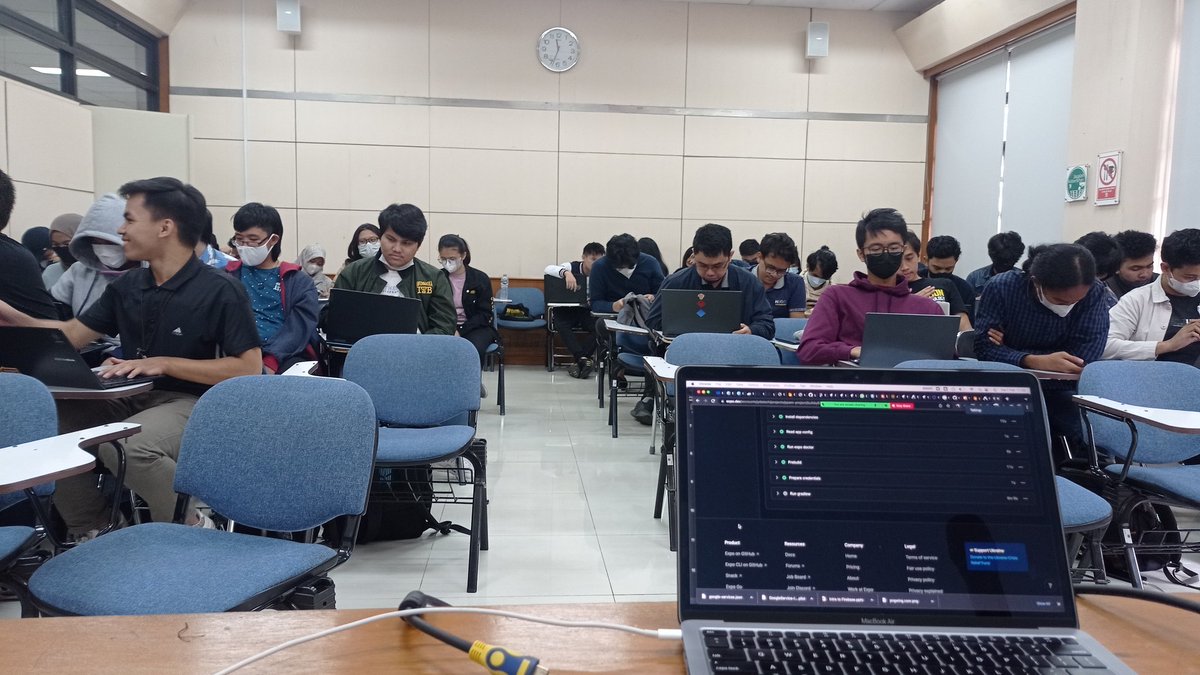 Introducing <a href="/expo/">Expo</a> EAS Build to more than 100 undergraduate students at Bandung Institute of Technology, Indonesia
<a href="/Baconbrix/">Evan Bacon 🥓</a> <a href="/reactnative/">React Native</a>
