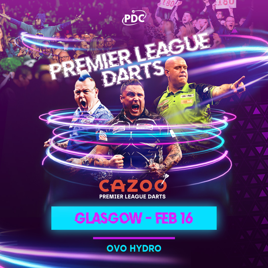 Premier League Darts Tickets Glasgow 2025