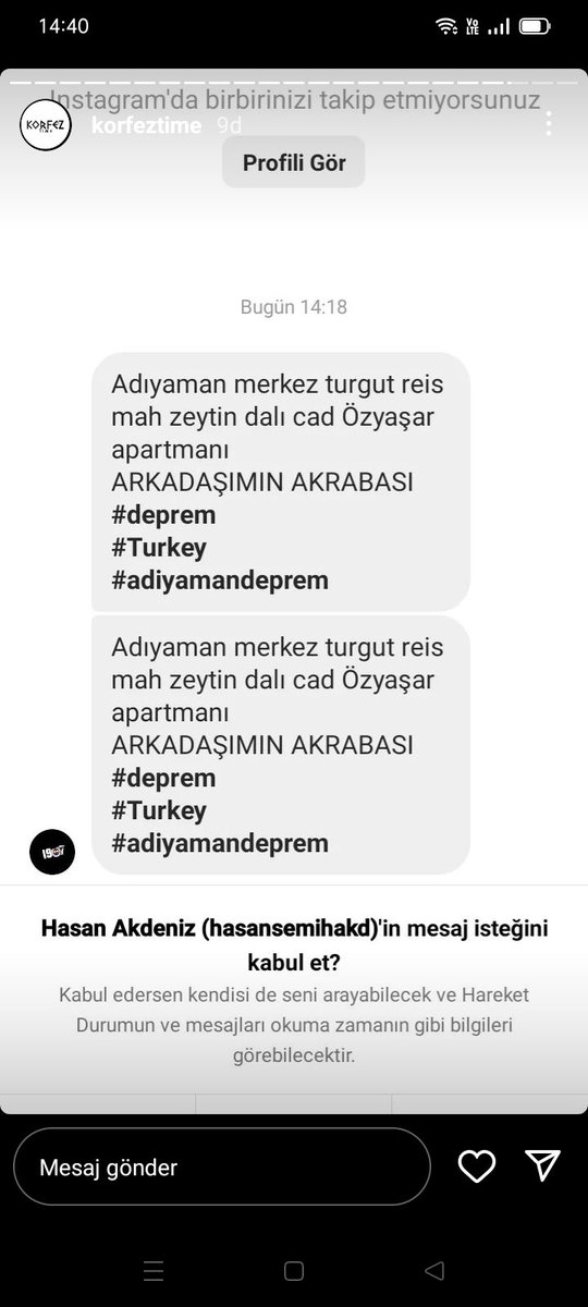 korfeztime's tweet photo. ‼️🚨ADIYAMAN MERKEZ
#deprem #Adıyaman
@AFADBaskanlik @AFADAdiyaman https://t.co/pG6gEX8Y9v