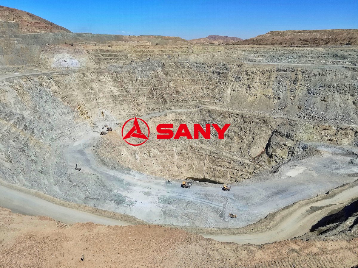 Sany mining dump trucks in Eritrea. 
#Mine #Truck #Africa