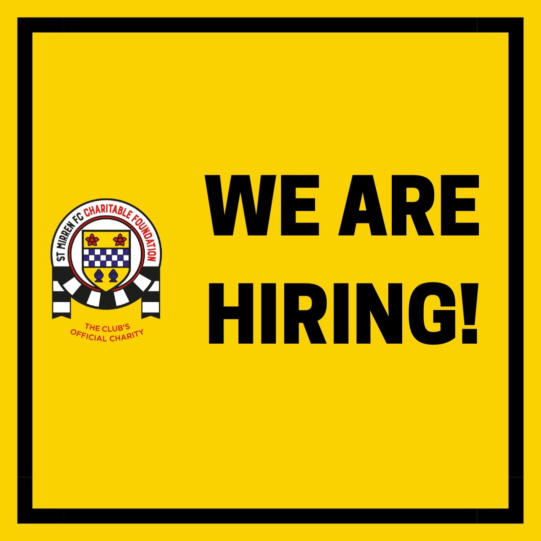 We are Hiring ‼️

Role: Community Development Lead
Deadline for applying: February 25th 2023

Full job description ➡️ 1drv.ms/w/s!AgSINVyKmL… 

📧 gayle.brannigan@stmirren.com