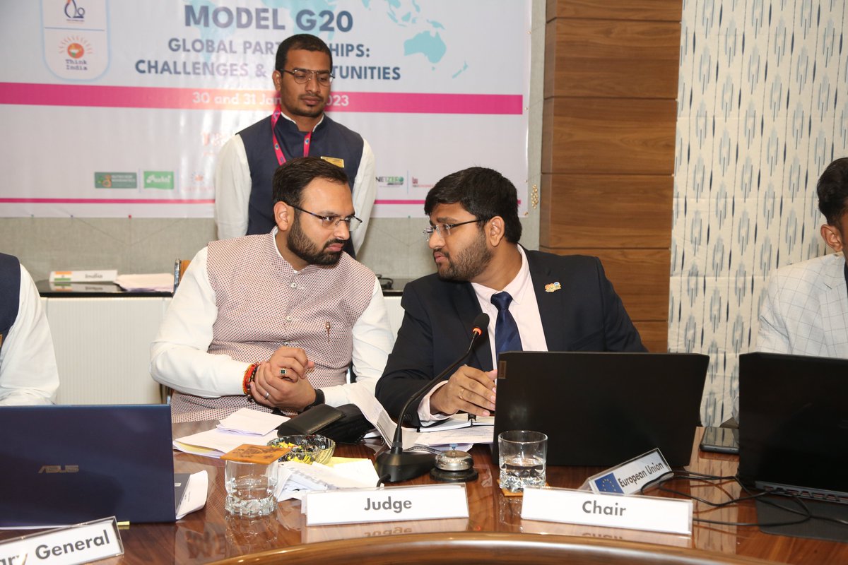 iidlpgp's tweet photo. A glimpse of the discussions happening on ‘Peaceful free prosperous Indo-Pacific Region’ in Leader track at #MILM #modelg20 organised by @iidlpgp
#IIDL #modelg20summit https://t.co/idXVBnAAiy
