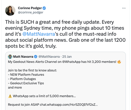 Matt Navarra tweet media