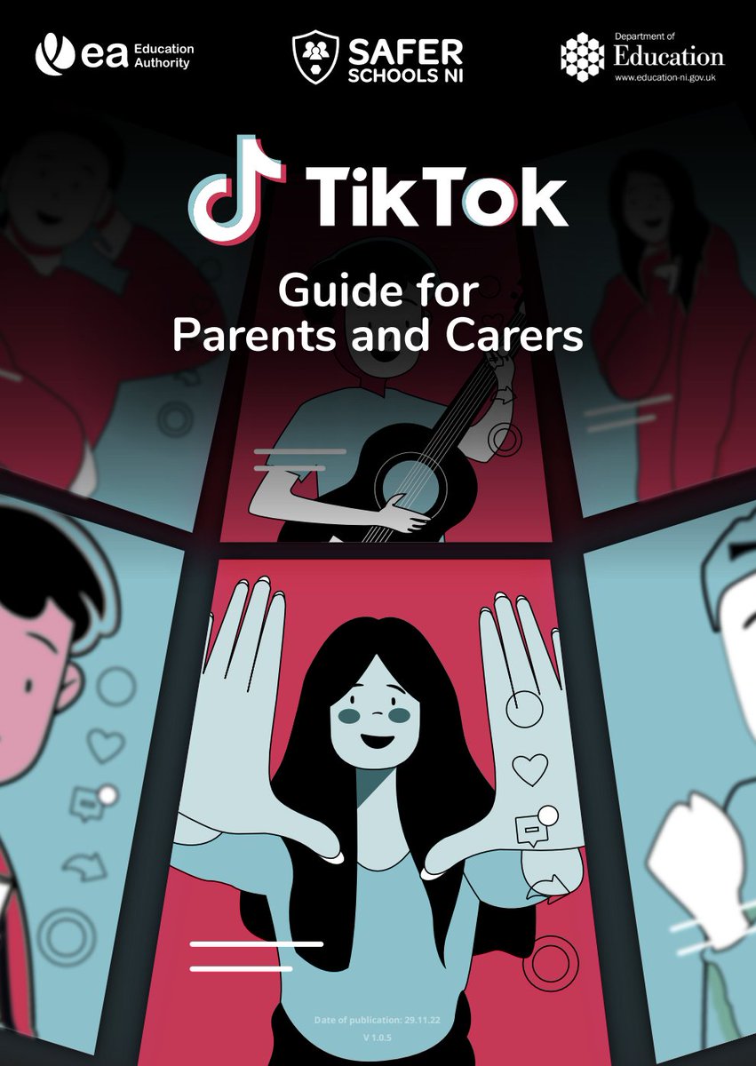 As Part of #SaferInternetDay @saferschoolsni,@Education_NI & @Ed_Authority have developed guides to help Schools, Parents & Carers stay up-to-date with the latest changes, challenges and risks on TikTok. This free resource is available for all schools at saferschoolsni.co.uk/tiktok-guides/