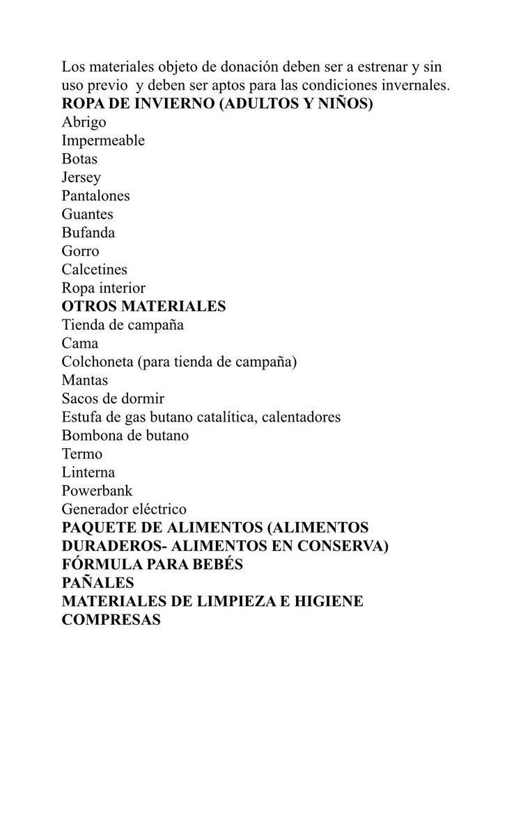 CAMPAÑA DE RECOGIDA DE MATERIALES!!