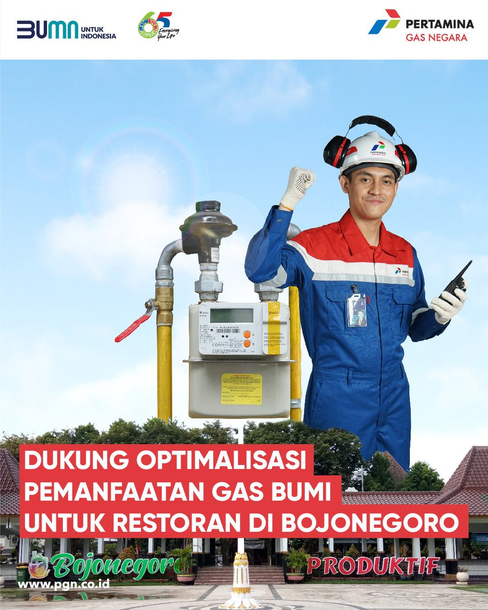 Gas_Negara's tweet photo. Halo sobat,
PGN sebagai Subholding Gas Pertamina terus melakukan optimalisasi pemanfaatan gas bumi untuk berbagai sektor salah satunya sektor pelanggan kecil untuk beberapa tempot usaha dan restoran di Bojonegoro. https://t.co/qWfMUaMdni