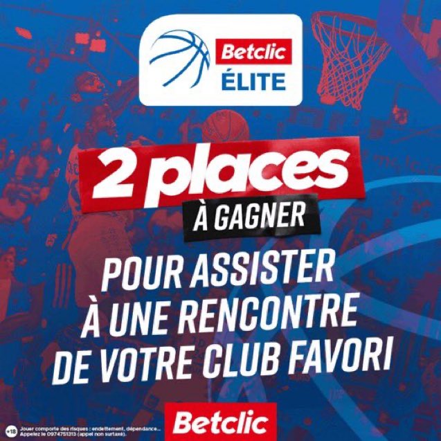JPronos23's tweet photo. 🎁 JEU CONCOURS 🎁

Avec @betclic on VOUS fait gagner 2 places de Betclic Elite ! 🏀🇫🇷

Pour chopper les places : 

 1️⃣RT ce tweet 
 2️⃣FOLLOW @jpronos23 &amp; @betclic
 3️⃣RÉPOND OUI ou NON si LeBron va battre le record ce soir 🏆 

Tirage le 14/02
#JPronos23Crew 🏀 ✈️ https://t.co/83Au4AMn9o