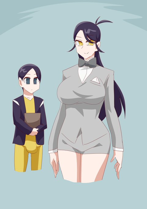 キュアゲイザーに変身するプロデューサーのニラミアさん。サムくんという秘書がいる。 #キュアライダー #ライダー少女 