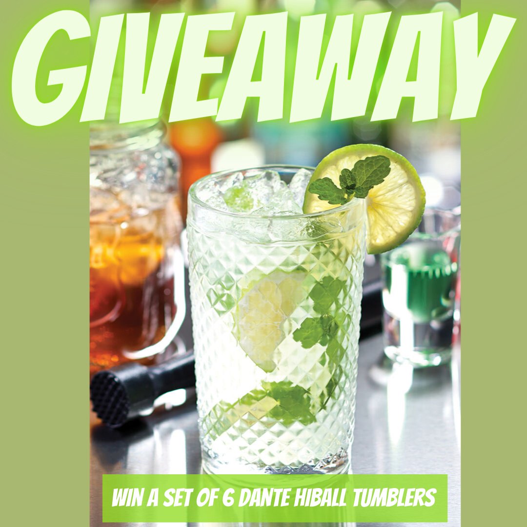 It’s time for our February Giveaway! 🎊

This month we’re giving away a set of 6 Dante Hiball Tumblers from <a href="/UtopiaTableware/">Utopia Tableware</a>, perfect for creating a unique look when making your favourite cocktails at home. 

Follow &amp; RT by 28/02 to enter. 👍

#Giveaway #Winner #Enter #Prize