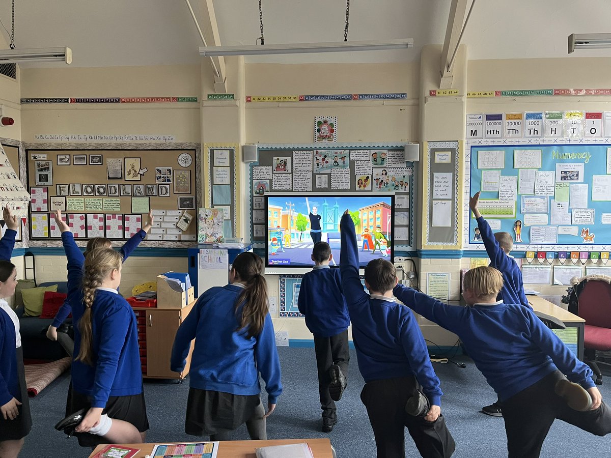MPPS_Wirral's tweet image. As part of Children’s Mental Health Awareness Week, Year 6 took part in an online yoga session with @YogaBugs. The children demonstrated the superhero poses wonderfully @Place2Be #MPPSPSHE