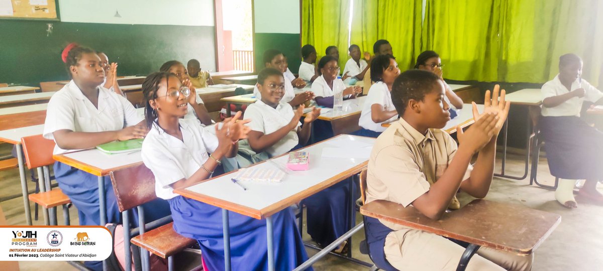 BeingIvorian's tweet photo. Comment se démarque un bon leader? Qu’est ce que le Leadership? 
Telles sont les questions auxquelles ont répondu les jeunes formateurs du programme YEP au cours de la première session du club qui portait sur la thématique “Initiation au Leadership”.

#beingivorian #educationusa https://t.co/beekvzKoo5