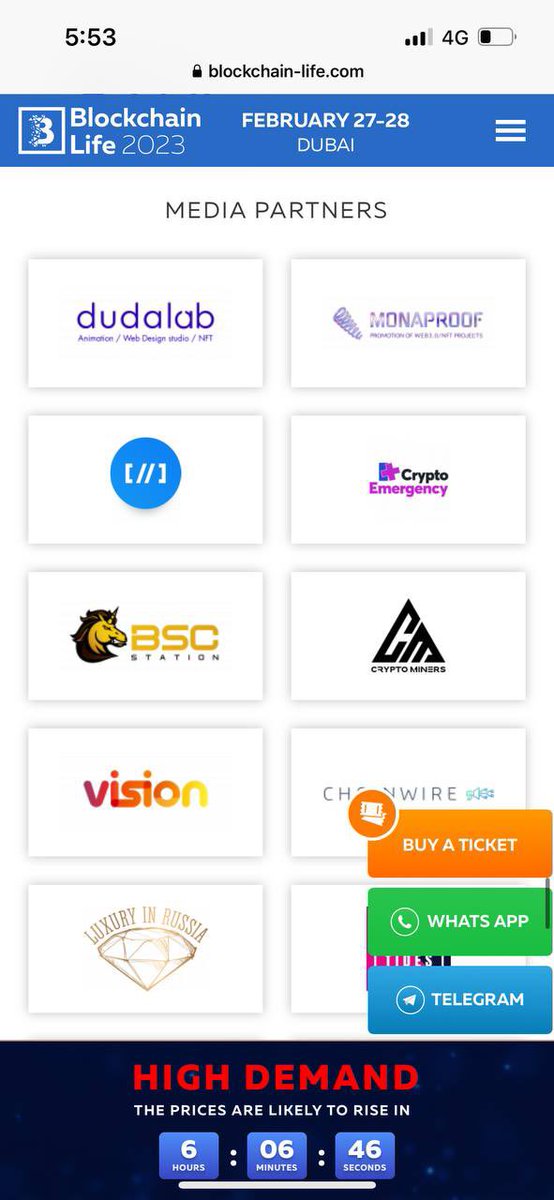 It’s official✅

We are media partners with one of the biggest Web 3 events in Dubai🚀

#nfts #web3marketing #nftmarketing