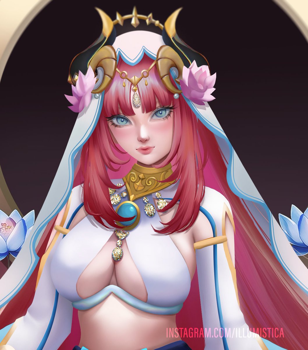 illumistica11's tweet image. Close ups Nilou 
#nilougenshin #genshinimpactfanart