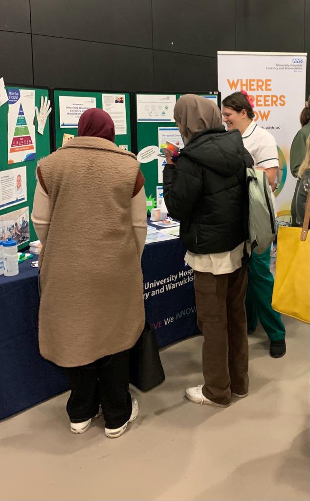 Fantastic morning at the OT career’s fair at Coventry University. Interviews going well!! <a href="/bekki_ford/">bekki ford</a> <a href="/clare_pheasant/">Clare Pheasant 💙 (She/ Her)</a> <a href="/AHPS_UHCW/">UHCW_AHPS 💙</a> <a href="/UHCW_REACT/">UHCW_REACT</a> <a href="/CovUniOT/">Coventry Uni OT</a> <a href="/nhsuhcw/">UHCW NHS Trust</a>