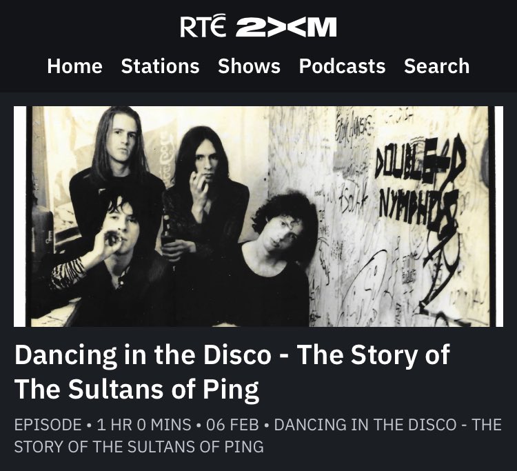 š¤ Dan Hegarty š§ (@talldanhegarty) on Twitter photo Calling all fans of <a href="/sultans_of_ping/">Sultans Of Ping</a> - this radio doc by <a href="/learnandsing/">Paul McDermott</a> is worth taking a listen to - the story of one of Irelandās truly great bands
rte.ie/radio/2xm/danc⦠Calling all fans of <a href="/sultans_of_ping/">Sultans Of Ping</a> - this radio doc by <a href="/learnandsing/">Paul McDermott</a> is worth taking a listen to - the story of one of Irelandās truly great bands
rte.ie/radio/2xm/dancā¦