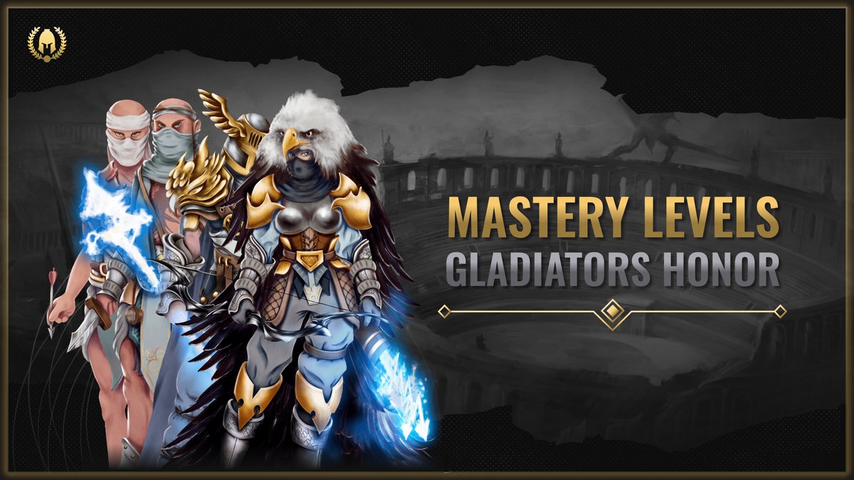 Each gladiator has 10 in-game mastery levels that unlock alternate skins, effects and animations for the character and player profile.💠

Mastery levels are unique and only affect the visual elements displayed individually for each character!

#Crypto #GameFi #MOBA #eSports