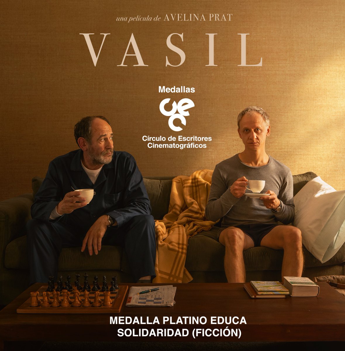 DistintoFilms's tweet photo. ¡Buenas noticias para Vasil!

La delicada mirada de Avelina Prat ha sido premiada con la Medalla Platino Educa de la Solidaridad en el Círculo de Escritores Cinematográficos.
¡Muchas gracias por el reconocimiento!✨

#78medallascec #vasilfilm https://t.co/1ARxWSs93V
