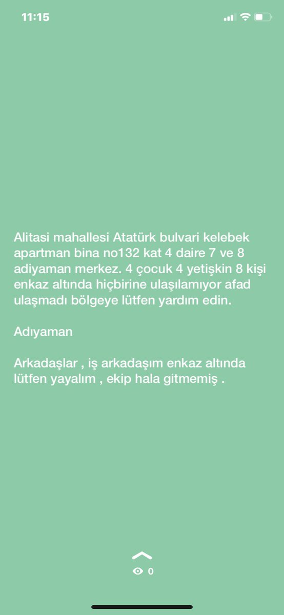 seymazengin1101's tweet photo. @DepremDairesi 
#seferberlik #adiyamandeprem 

Acilen polis köpeğine ihtiyacımız varrrr. Enkazdan ses geliyor yaşayanlar var . #SesimiDuyanVarmı https://t.co/ZfMgf3QnSj