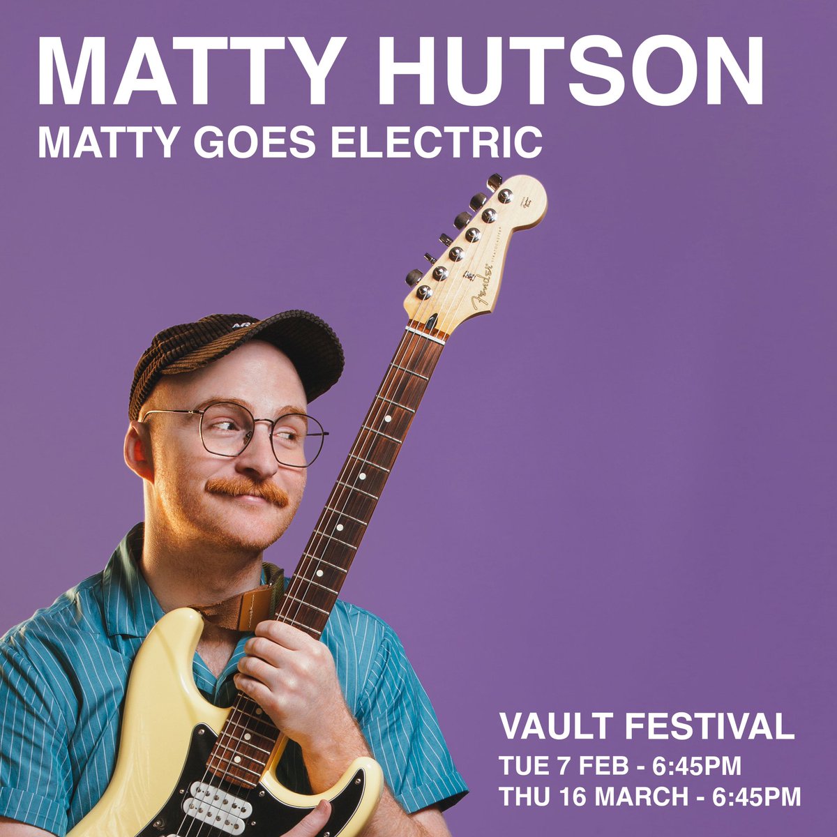 Final call for tonight! 6:45!  vaultfestival.com/events/matty-h…