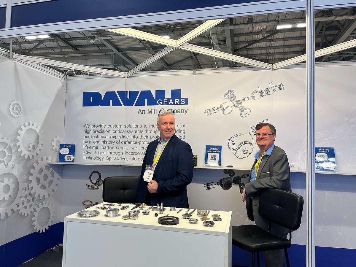 Here we are, day 1 of the #SouthernManufacturing & Electronics show!

Are you in the market for a precision #gearassembly? 

Why not come and have a chat about the benefits of the Spiradrive system with the Davall team over on stand 𝗗𝟭𝟴𝟱.

#GearManufacture  #SouthManf #UKMfg