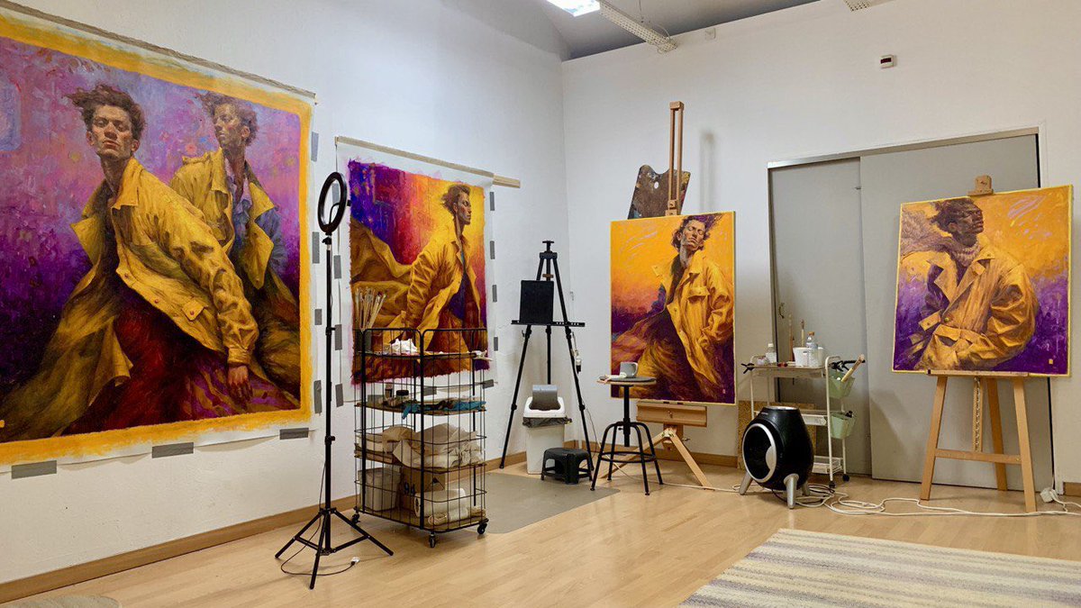 tania_rivilis's tweet image. GM from my studio 🪁