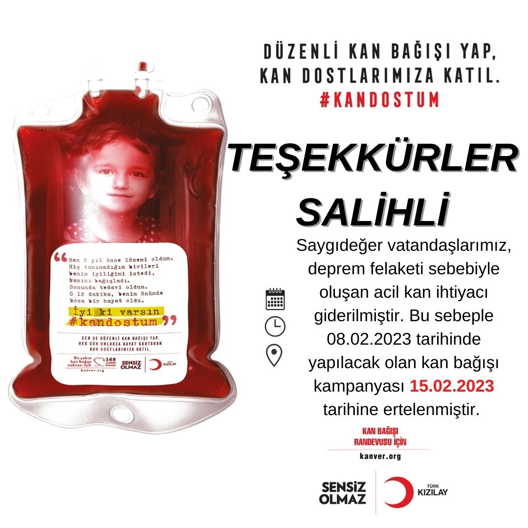 Teşekkürler Salihli