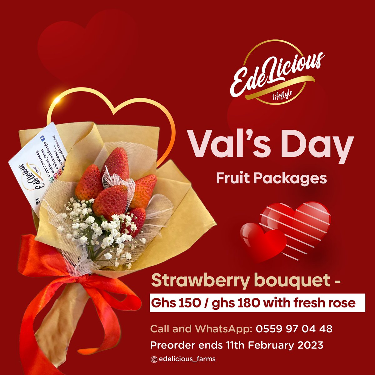 edelicious__'s tweet photo. Healthy gifting made easier with Edelicious😍

#ValentinesDay #gift #valentinegift #Health #Ghana https://t.co/uXvHVFm1Rg
