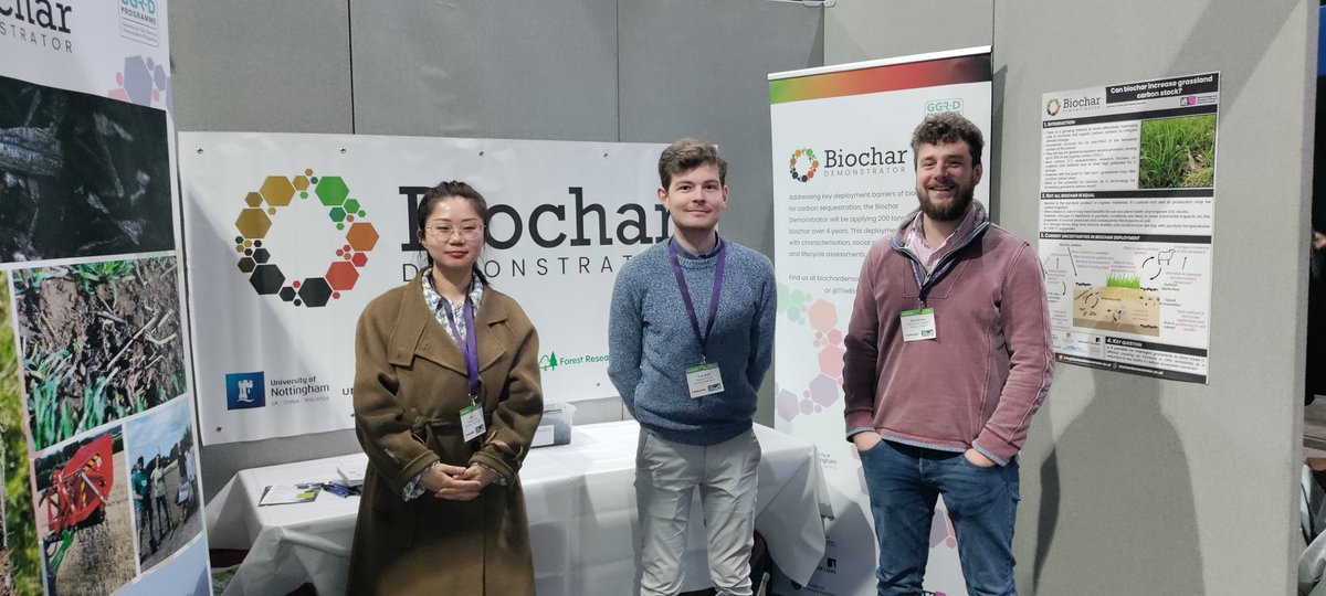 Our researchers are spreading the word about #biochar at #LowCarbonAgri23

Come find us at stand 138!