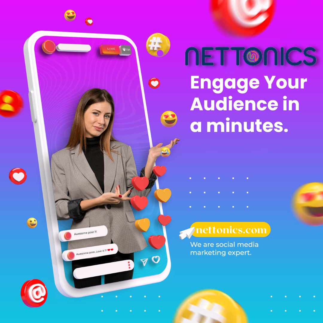 nettonicsindia's tweet image. Nettonics is an organization provide unique social media marketing services that your business needs. 

nettonics.com/social-media-m…

Contact Details:
Web: nettonics.com
Call: +91-9988888342
Email: info@nettonics.com
.
.
.
.
#Nettonics #CompleteITSolutions #WebDevelopment