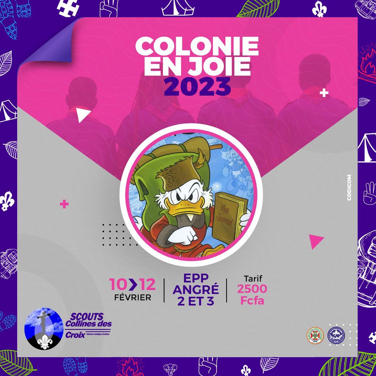 La Colonie vous invite du 10 au 12 Février à EPP ANGRÉ 2 &amp; 3.