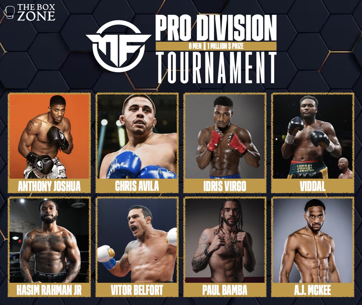 BoxZoneofficial's tweet image. Which of these fighters do yall want to see in the @MisfitsBoxing Pro Tournament❓️🤔

#Misfitsboxing #ProTournament #ProDivision #boxing #proboxing #Pro #Misfits