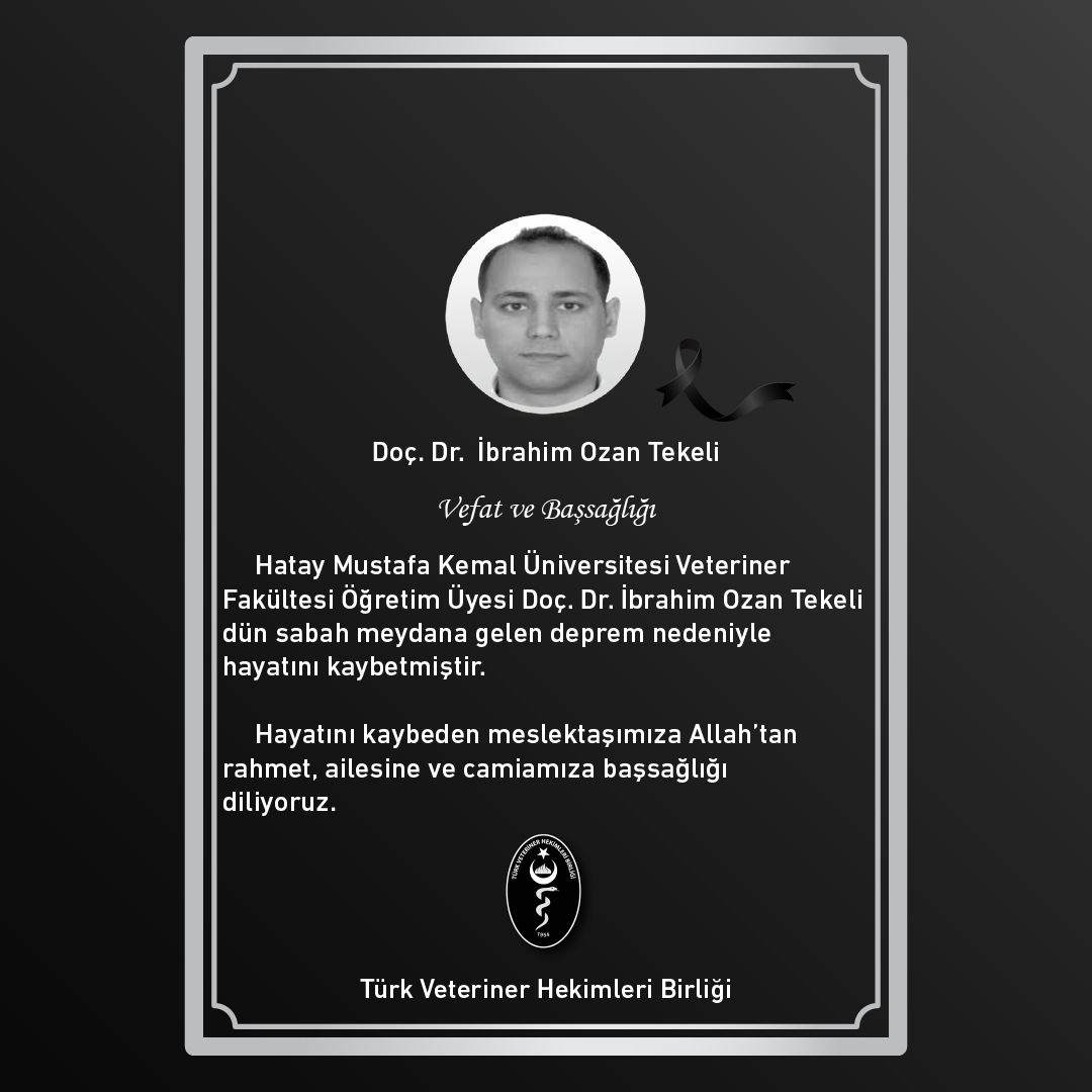 Türk Veteriner Hekimleri Birliği (@merkezkonseyi) on Twitter photo 