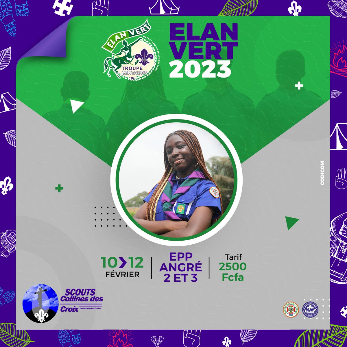 La Troupe vous invite du 10 au 12 Février à EPP ANGRÉ 2 &amp; 3.