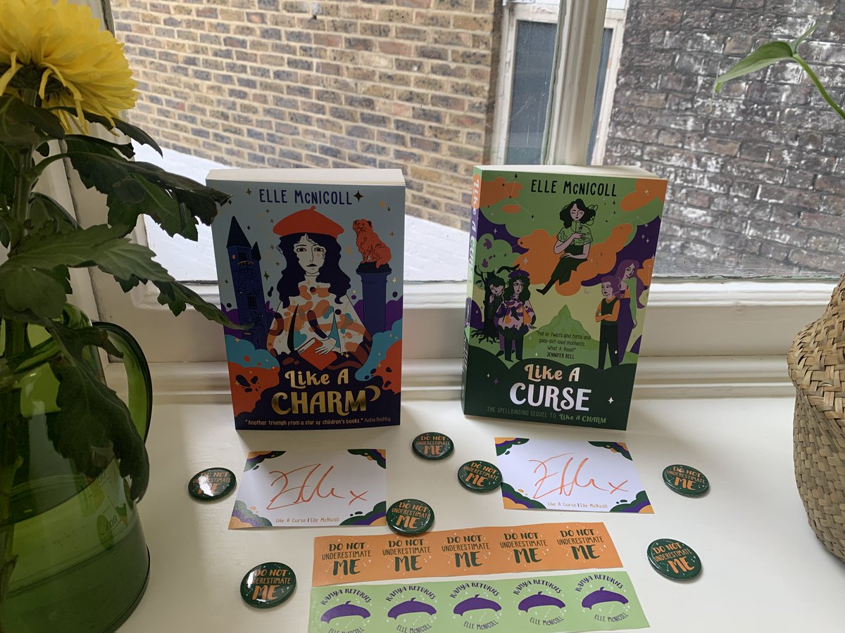 To celebrate the return of Ramya in @booksandchokers new book, #LikeACurse, we're giving away a signed set of Elle's duology plus Ramya merchandise from the Curse campaign! To win RT by Friday. UK only.