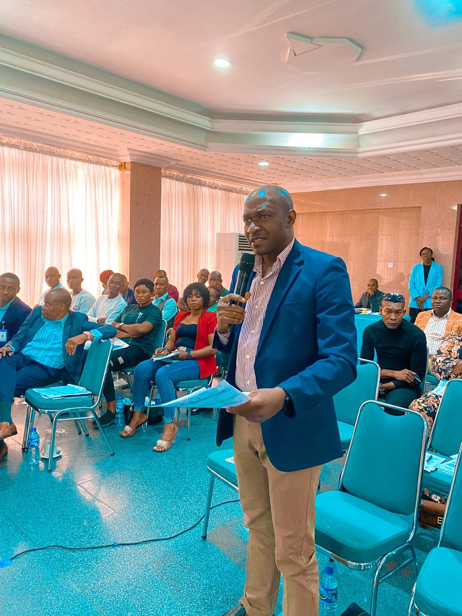 UNODC_Nigeria's tweet photo. We had a Q&amp;A after Mr Ishaku’s powerful presentation. 

#UNODCNigeria #police https://t.co/Iclwnuuclz