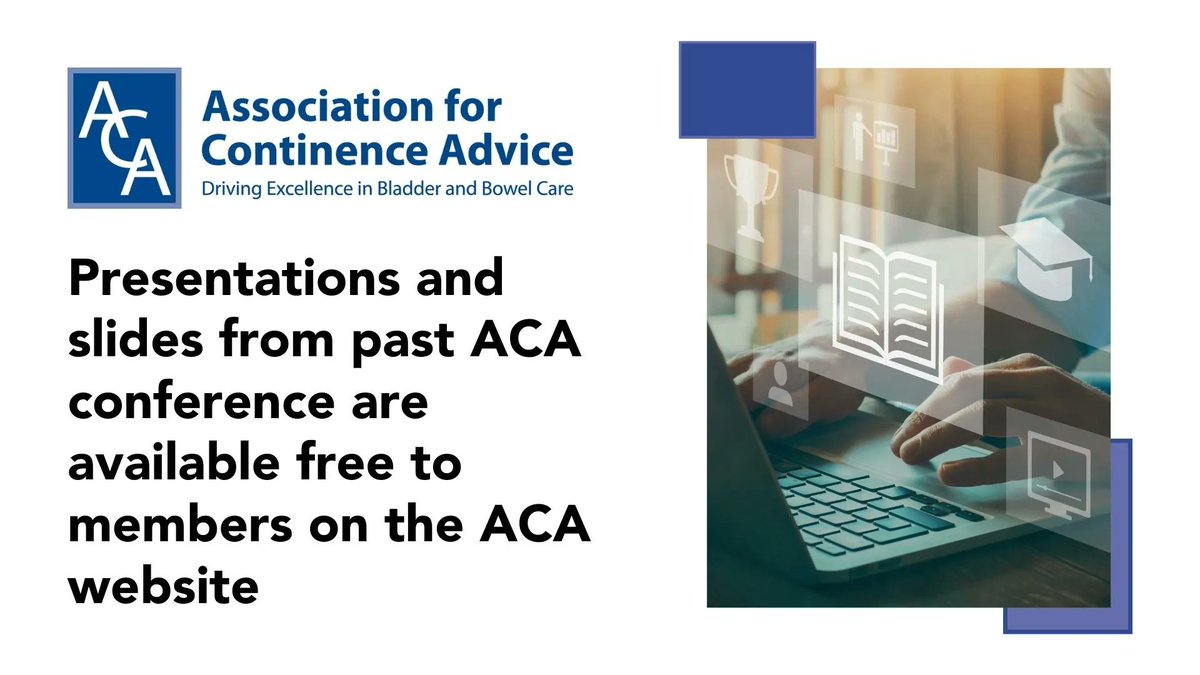 ACP_Continence's tweet photo. Presentations and slides from past ACA conferences are available on the members area of the ACA website, exclusively to members. Don’t forget about these valuable resources https://t.co/LQXKlcxSbu

#continence #support #bladder #bowel #therapies #education #pelvic #physio #gynae https://t.co/DjxahYhqsa