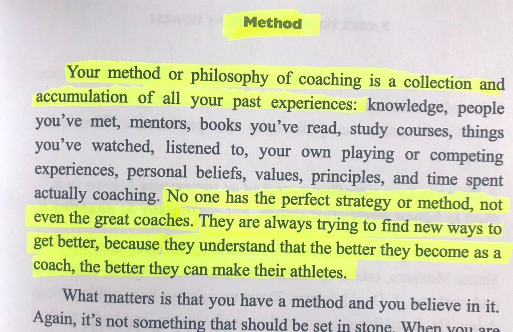 “No one has the perfect strategy or method, not even the Great Coaches. They are always trying to find new ways to get better..” 

— Cp2 “Method” of “7 Keys To Being A Great #Coach: Become Your Best and They Will Too” a.co/d/7FcjPkL