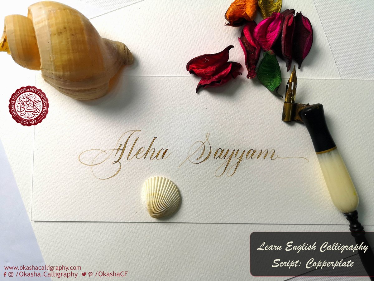 OkashaCF's tweet photo. The magic of calligraphy is such that a simple word becomes a piece of art.
#calligraphy #moderncalligraphy #calligraphymaster #LearnCalligraphy #EnglishCalligraphy #learnenglishcalligraphy #okashacalligraphyfoundation https://t.co/xH4rfZszK9