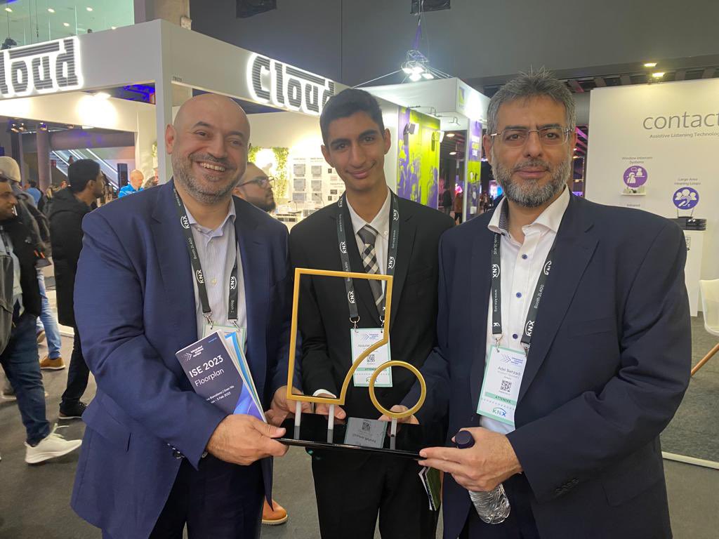 Kuwait_TechNet's tweet image. Congratulats to Fohhn Audio AG for celebrating the 30 Anniversary. Mr. Adel Behzadi, MD & Morsy Saadeh, Executive Manager celebrating with Fohhn at ISE 2023 in Barcelona