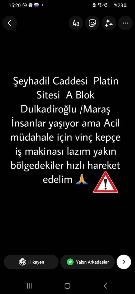 #MARAS #AFAD #afaddeprem #HalukLevent #ahbab <a href="/buyuksehirkm/">Kahramanmaraş Büyükşehir</a> #vinc #kepçe #benzinacil #harfiyat #YARDIM #yardımeli #petrolofisi <a href="/OpetTr/">Opet</a> <a href="/AFADBaskanlik/">AFAD</a>