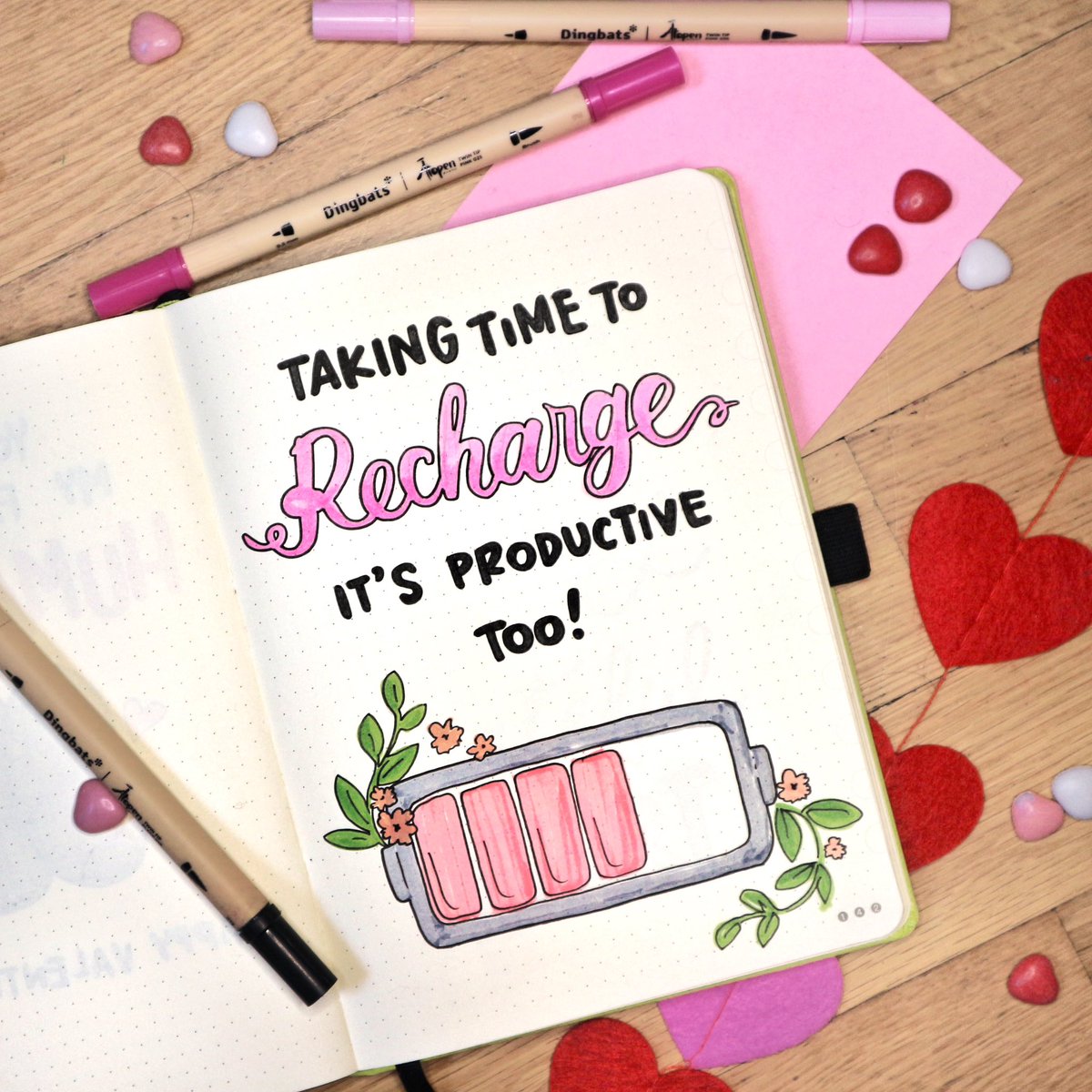 dingbats_ntbks's tweet photo. Rest is Productive π§ββοΈπ§ #dingbatsnotebooks
.
.
.
Done by @littleolivebujo #journaling #showmeyourplanner #bulletjournal #bujo #bujoinsperation #planneraddict #bujo2023 #bujocommunity #plannercommunity #stationeryaddict #bulletjournaljunkies #fountainpen #diary #planning https://t.co/6ePwF3T7F3