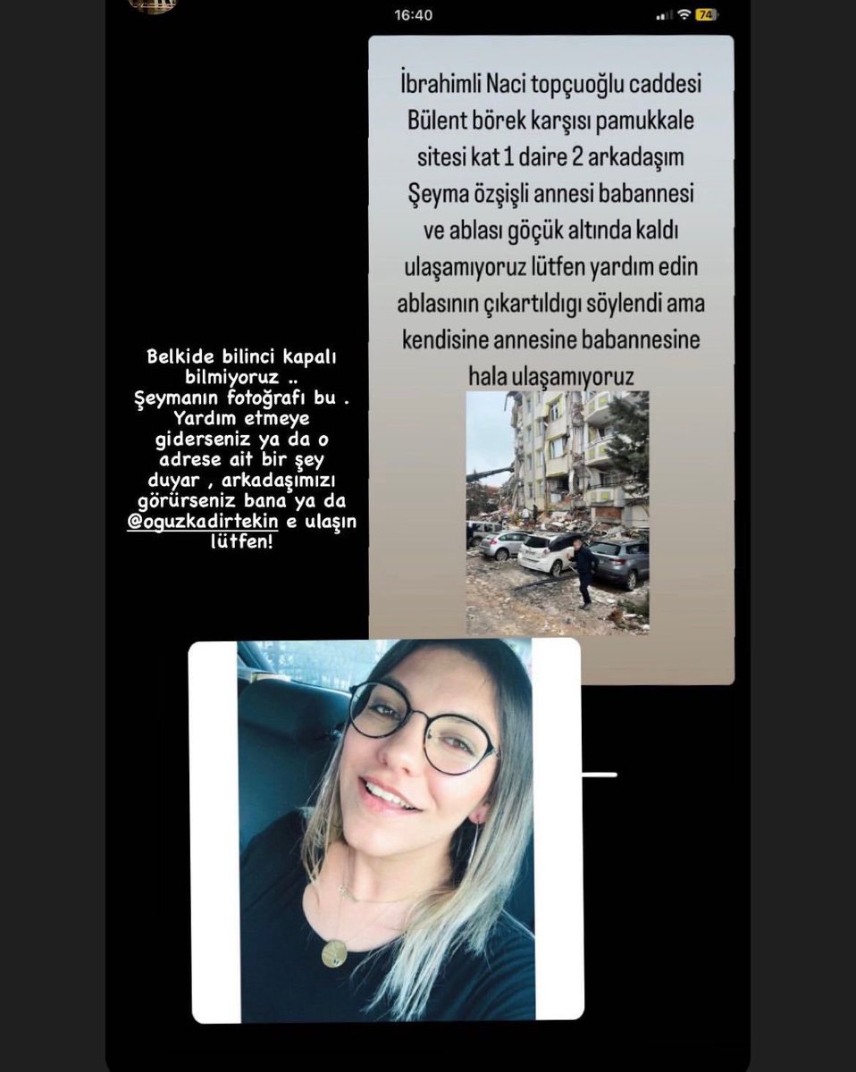 justkahyas's tweet photo. #gaziantepdeprem #OguzhanUgur #A101 #YARDIMEDİN #seferberlik #Turkey @uberkuloz @BabalaTv @OguzhanUgur @haluklevent yardım edin lütfen https://t.co/MvEz0eSU36
