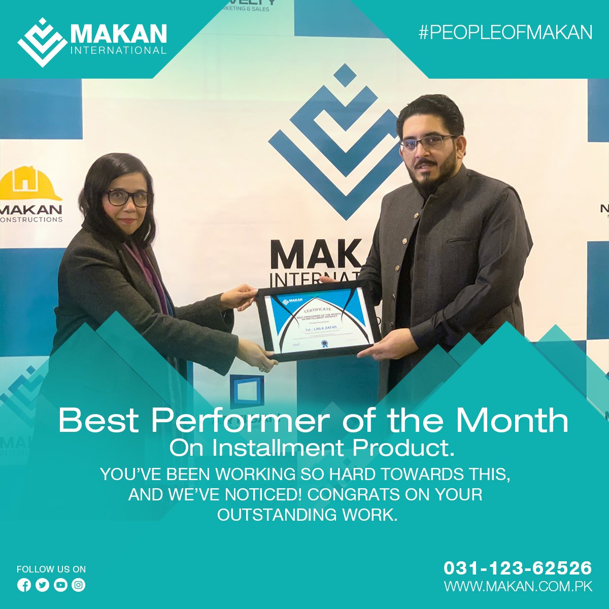 MakanIntl's tweet photo. Here is a sight from our recent Monthly Sales Meeting to laud out the performances of our Sales Force for the month of January 2023..

#PakistanKaMAKAN #MAKANInternational #Pakistan #RealEstate #Investment #MAKAN #ARENA7 #A7 #PeopleofMAKAN https://t.co/2Ziz2aLIpI