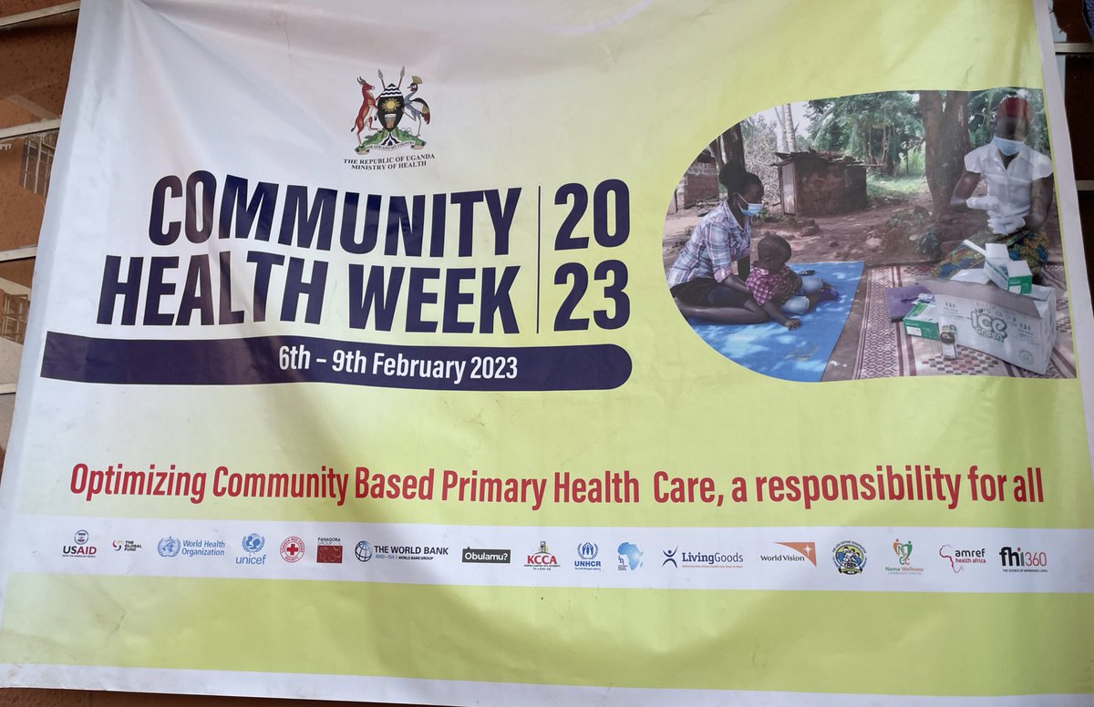 WalkUganda's tweet photo. Optimizing community based primary health insurance, a responsibility for all.๐ฃ๐คฉ
February 6th to 9th,
Theme: "@MinofHealthUG Outside Of Hospitals."
#CommunityHealthWeek2023 https://t.co/kH7HcpkECt