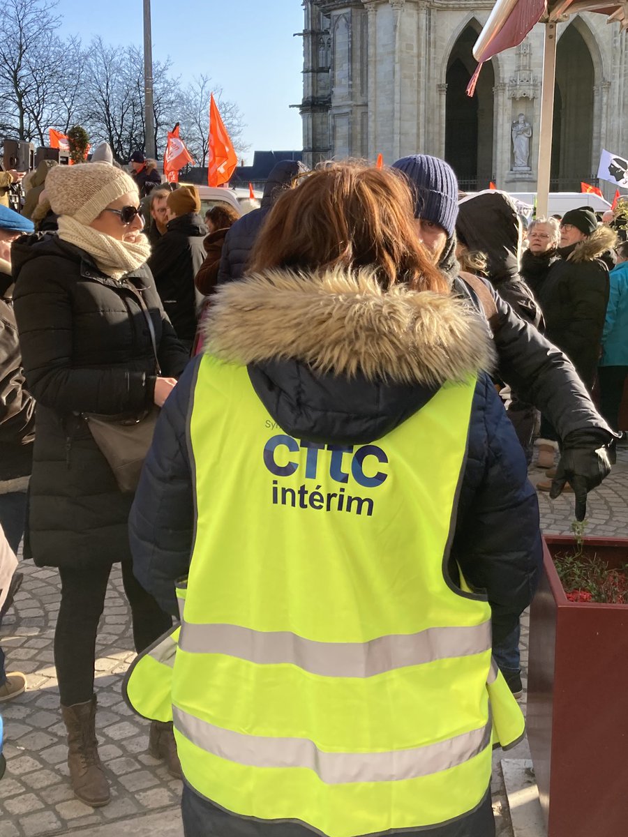 OlivierPeltier_'s tweet photo. La #CFTCINTERIM en force à #orleans on lâche rien !
#CFTC #greve11fevrier #CSFV https://t.co/GbAHqDZh3N