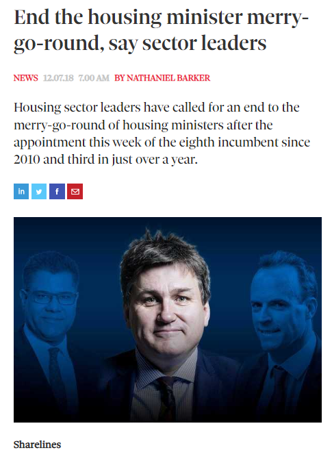 PeteApps's tweet photo. Quite funny that in the four and a half years since we ran this piece, we've had seven housing ministers since. Good to see we have an influence https://t.co/uXfojEnN3r