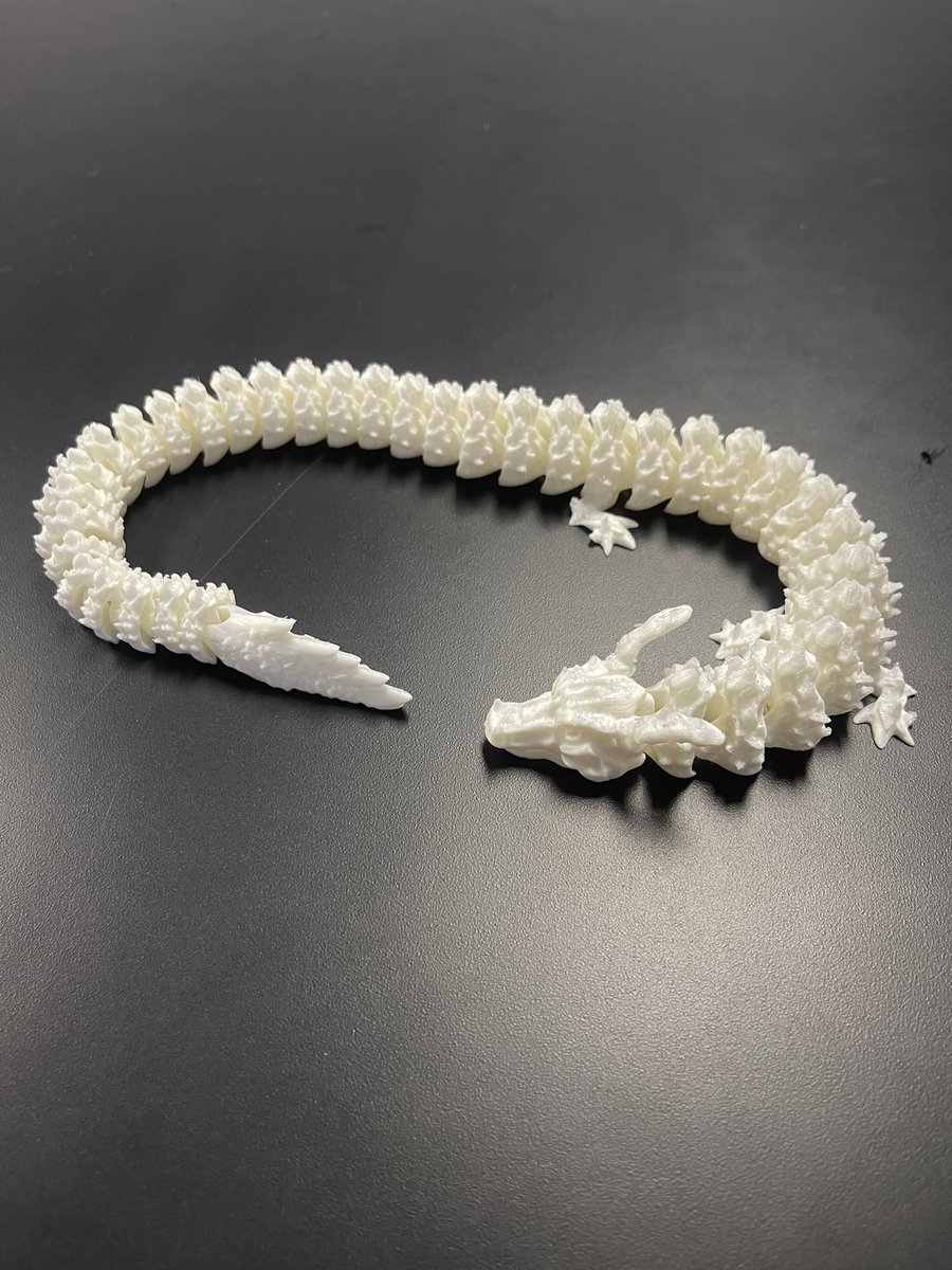 Is there a better feeling then when a student gifts you a print off their own 3D printer? He is so proud of this 12 hour print. Not sure who the designer is but if you know the model link it below.