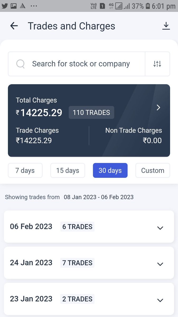 samlafood's tweet photo. Kya aap log bhi ese hi lootte hai jaise ye brokerage le rhe @_groww @upstox @zerodha @Sharekhan https://t.co/JlMB8usL03