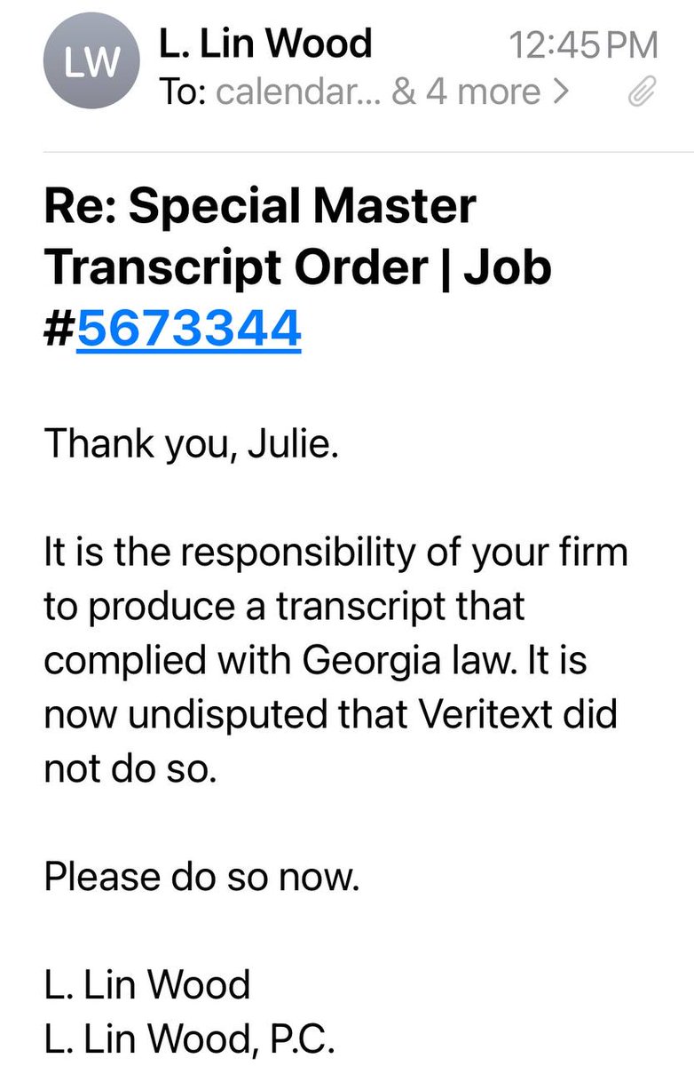 "The Veritext “court reporter” hired by the GA B.A.R. to report the January 24, 2023 “sanctions” hearing against me before “Special Master” Tommy “Kiwani” Cauthorn was NOT certified as required by Georgia law. 

Unlawful court reporter hired by the GA B.A.R.  "