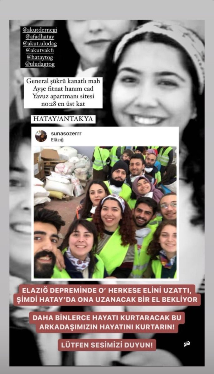 #depremden
#hatayyardimbekliyor 
#hatayantakya 
#seferberlik 
#AFADhatay